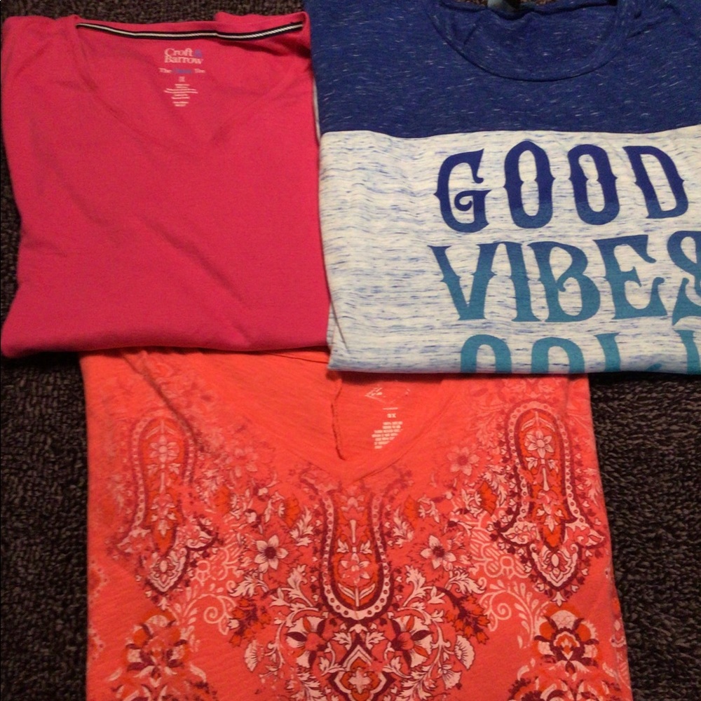 3 plus shirts!